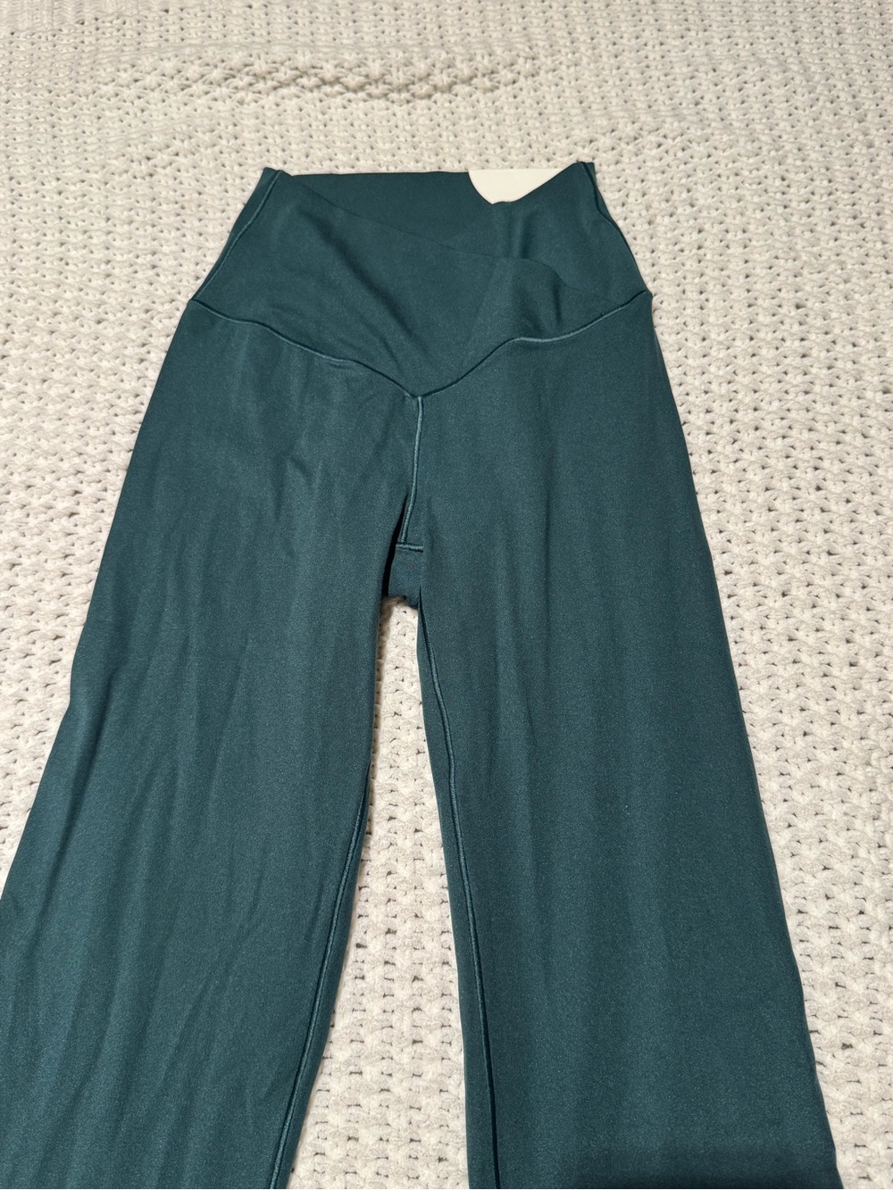 NWT OFFLINE By Aerie High Rise Flare Leggings XS Long Dark Green